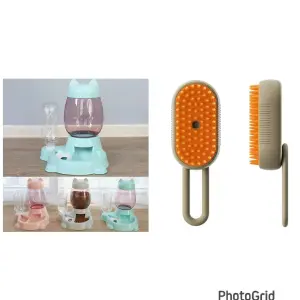 Dispensador De Mascotas+Cepillo Difusor
