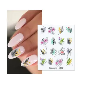 Lamina Sticker Pegatina Para Uñas