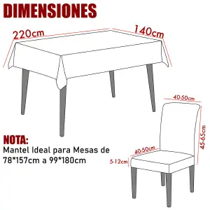 Combo Mantel, Protector De Sillas X6