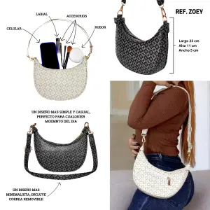 Bolso Dama Karla Chacon Zoey Beige