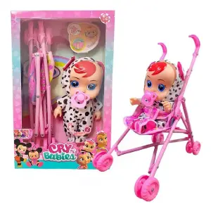 Muñeca Bebes Llorones Con Sonidos Coche