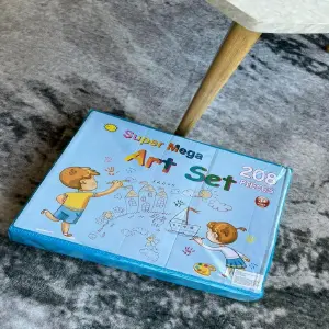 KIT DE ARTE (AZUL/ROSADO)
