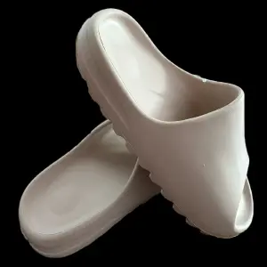 Pantuflas Sin Estampar Slide  Blancas