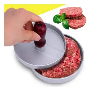 Molde Prensa Manual Para Carne Hamburgue