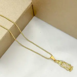 Cadena De Dama De Tejido Militar De 50cm