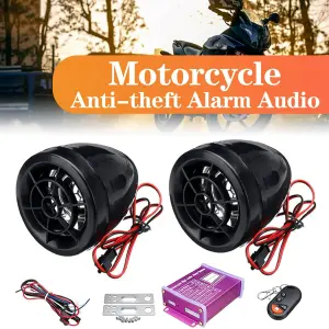 Parlante Para Moto Bluetooth Y Alarma