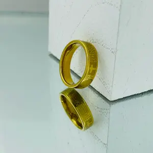 ANILLO PADRE NUESTRO DORADO