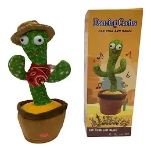 Cactus Bailarín Recargable con musica