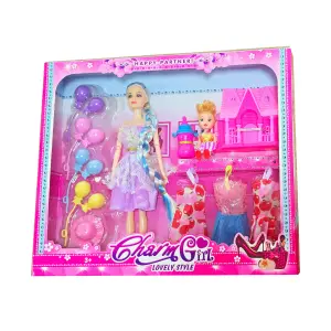 Muñeca Vestidos Accesorios Casa Globos