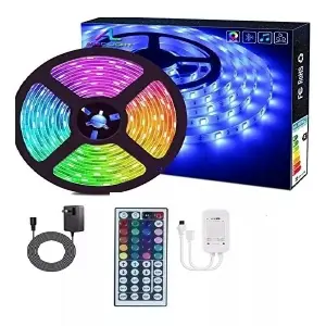 Luces LED RGB 5 m bluetooth y control