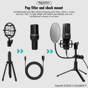 Micrófono Profesional Mic Pro X1 Yanmai