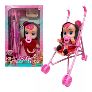 Muñeca Bebes Llorones Con Sonidos Coche