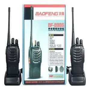 DOS RADIOS WALKIE CON AUDIFONOS