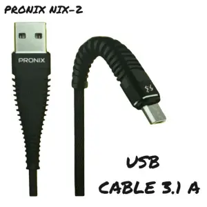 Cable Cargador Acordonado Pronix Nix-2 U