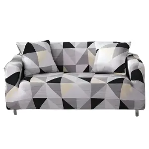 Forro Cubre Sofa Funda 2 Puestos Triangu