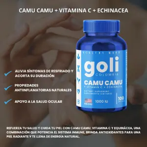 Camu Camu +Vitamina C+ Echinacea