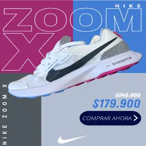 ZOOM X SUELA AZUL ROSA
