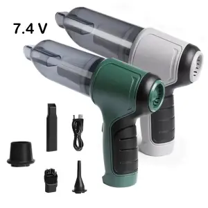Mini Aspiradora 3 En 1 7.4v