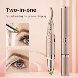 2 en 1: Encrespador y Depilador de Cejas - ¡Cejas Perfectas en Segundos! - 2 en 1 encrespardor y Depilador cejas