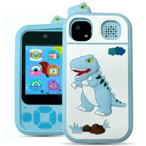 Telefono Niños Juguete Dino Azul