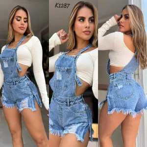 BRAGA SHORT ABIERTA TELA RIGIDA