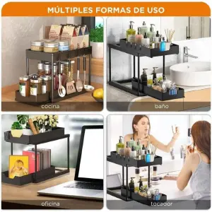 Organizador 2 Niveles Deslizante