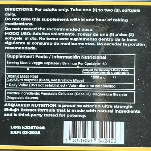 Maca Negra En Softgels - satoomi: Energía Natural y Vitalidad - Maca Negra En Softgels - satoomi