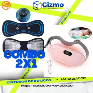 Combo Cinturón de Cólicos + Masajeador
