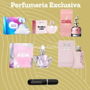 kit 5 perfumes + perfumero