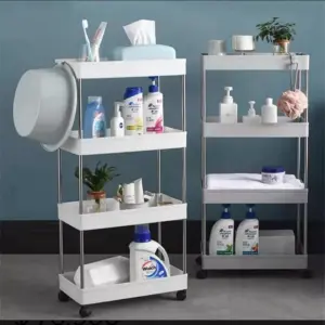 Estante tipo carrito multiusos 4 niveles