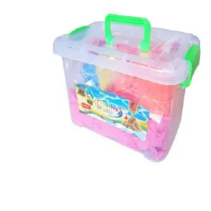 Arena Mágica Moldeable 1 Kg 5 Moldes