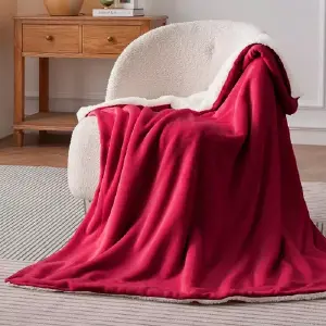 Cobija Térmica Ovejera 180 X 240Cm Rojo