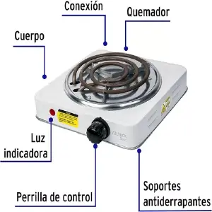 Estufa Electrica Sencilla De Un Puesto C