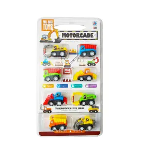 Kit Carros De Construcciòn X 8 Pcs Bulld