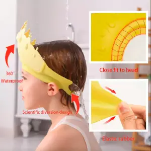 gorro  protector bebe baño