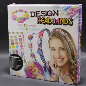 Kit de manillas y diademas con stickers
