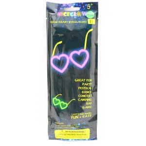 Gafas Neon en forma de corazon