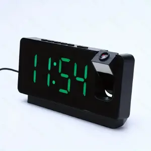 Reloj Despertador De Proyección De Espej