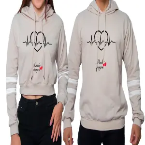 Buzo, Buso Hoodie corazón para siempre