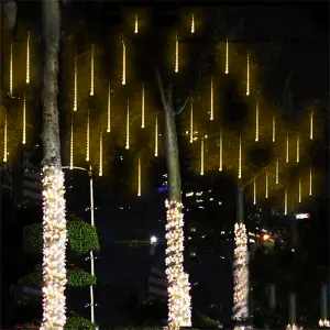 Lagrima Amarillo led Naviadad 50cm