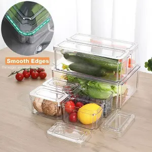 Organizadores de Nevera: ¡El Set Perfecto para una Cocina Ordenada! - Organizadores Nevera Cocina Set X 7