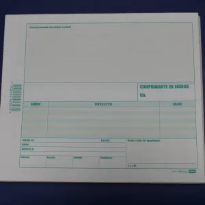 COMPROBANTE DE EGRESO CHEQUE  N3354 12X