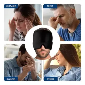 Gorro Para Migraña Alivio Compresa De Ge