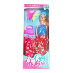 Muñeca Vestido Mariposa Bolso Mariposa