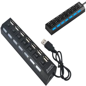 Hub Usb 1x7 Con Switch 2.0