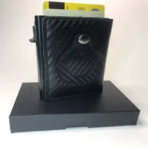 BILLETERA AIRTAG FIBRA DE CARBONO