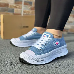 Converse Corte Bajo Azul Dama