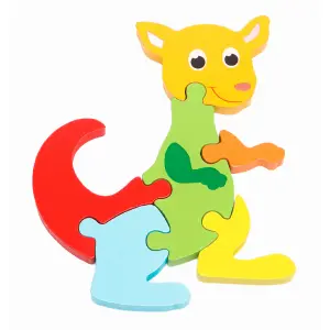 Rompecabezas En Madera Animales Juego