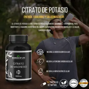 Citrato de potasio Garden Of Life