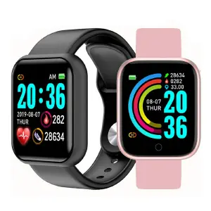 Reloj SmartWatch Y68 Rosado